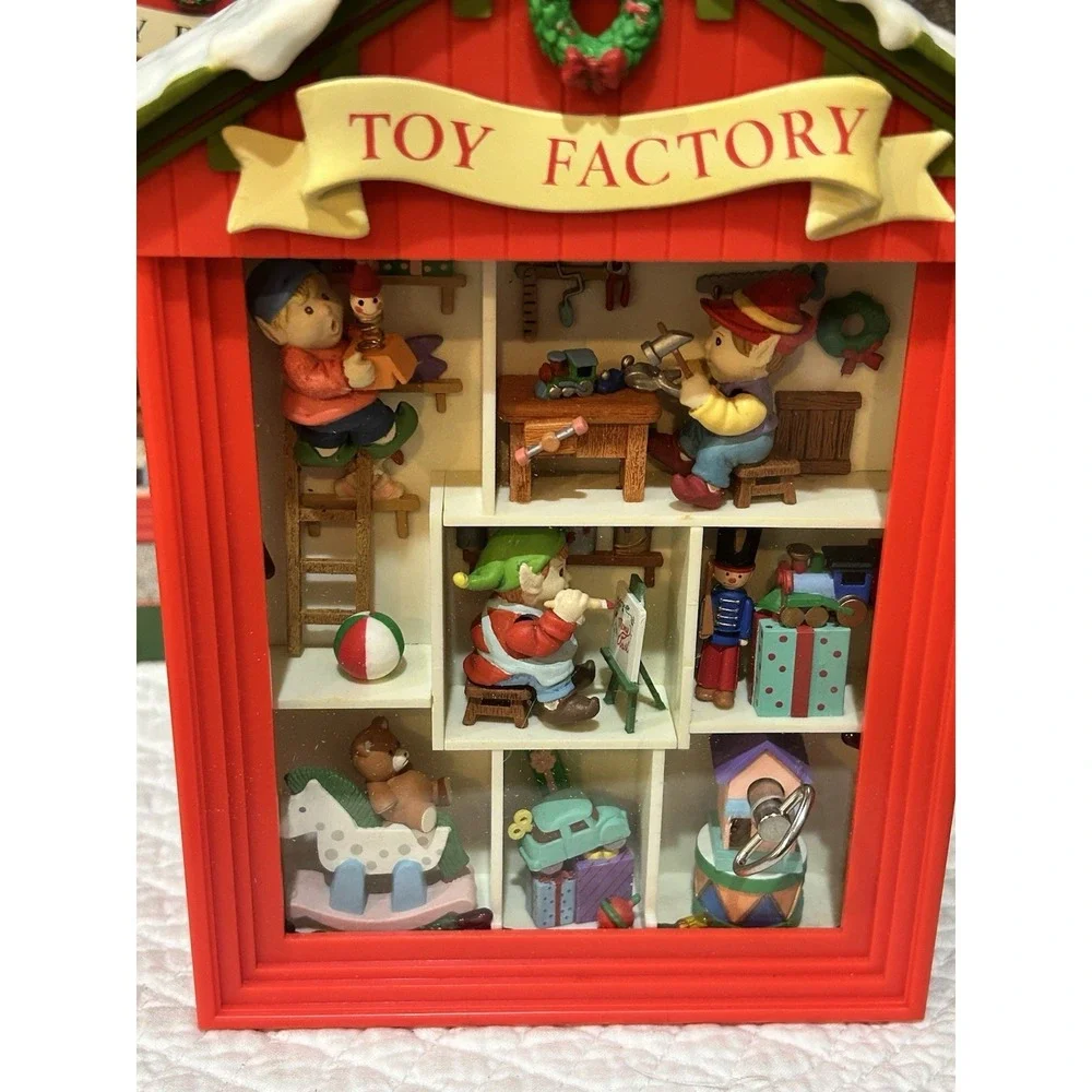 Rare-Vintage 1991 Enesco Small World Of Music ( Toy Factory)‎ Working!
